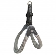 Coralpina Cinquetorri Harness Light Grey - sieťovaný ľahký postroj pre malých a stredne veľkých psov, šedý - 8
