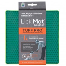 LickiMat Tuff Soother Pro - lízacia podložka pre psov a mačky, tvrdá tréningová podložka - Zelená