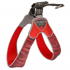 Coralpina Powermix Red Melange postroj - ľahký postroj pre malých a stredne veľkých psov, červený - 4