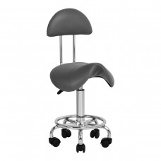 Activ 6001 Grey - pohodlná stolička na úpravu s profilovaným sedadlom a operadlom, šedá