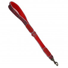 Coralpina Powermix Leash Size 9-10 - ľahké športové vodítko pre stredne veľkého psa, dĺžka 50cm - Červené