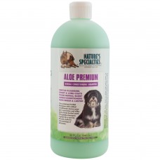 Nature's Specialties Aloe Premium Shampoo - bylinkovo-aloe šampón na dlhú srsť psov a mačiek, koncentrát 1:16 - 946ml