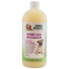 Nature's Specialties Coconut Clean Shampoo - textúrujúci šampón s hodvábom pre psov a mačky, koncentrát 1:16 - 946 ml