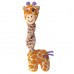 KONG Knots Twists Žirafa - hračka pre psa s lanom a fajkou, žirafa - M / L