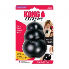 Kong Extreme - gumená, odolná hračka pre psa, čierna - XL, 13cm