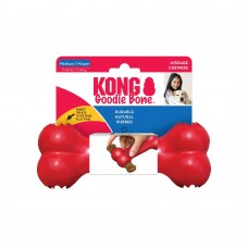 KONG Goodie Bone - červená, gumená kosť pre psa, hryzátko - M
