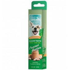 Tropiclean Fresh Breath Clean Teeth Gel Peanut Butter 59ml - gél na ústnu hygienu psov s vôňou arašidového masla