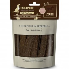 Escapure Premium Pferd Banderl 150g - mäsové pochúťky pre psov, pásiky z konského mäsa pre citlivé domáce zvieratá