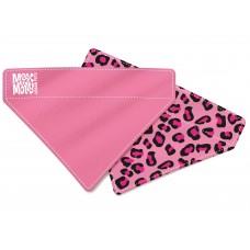 Max&Molly Reversible Bandana Leopard Pink - šatka pre psa, obojstranná - L