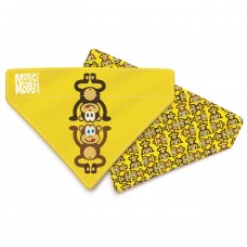 Max&Molly Reversible Bandana Monkey Maniac - bandana pre psov, obojstranná - S