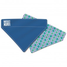 Max&Molly Reversible Bandana Retro Blue - šatka pre psa, obojstranná - L