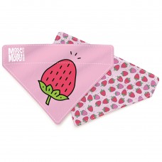 Max&Molly Reversible Bandana Strawberry Dream - šatka pre psa, obojstranná - S