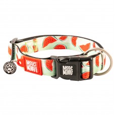 Max a Molly DOBRÚ! Smart ID Watermelon Collar - obojok pre psa s inteligentným štítkom - S.