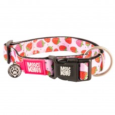 Max&Molly GOTCHA! Smart ID Strawberry Dream Collar - obojok s inteligentným príveskom Tag pre psov - S