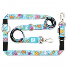 Max&Molly Multi-Leash Ocean - odnímateľné vodítko pre psa, zaujímavý vzor, 200cm - XS