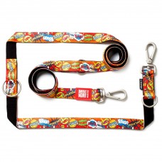 Max&Molly Multi-Leash Heroes - odnímateľné vodítko pre psa, zaujímavý vzor, 200cm - S