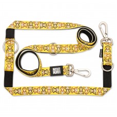 Max&Molly Multi-Leash Monkey Maniac - odnímateľné vodítko pre psa, zaujímavý vzor, 200cm - XS
