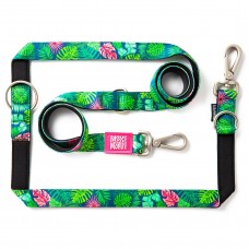 Max&Molly Multi-Leash Tropical - odnímateľné vodítko pre psa, zaujímavý vzor, 200cm - S