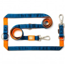 Max&Molly Multi-Leash Matrix Orange - odnímateľné vodítko pre psa s reflexným prešívaním, 200 cm - XS