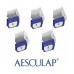 Aesculap Snap-On Combs Set - sada piatich profesionálnych oceľových nástavcov s úložným puzdrom
