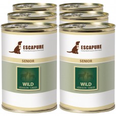 Escapure Senior Wild - mokré krmivo pre psov seniorov, zverina so zeleninou - 6x 400g
