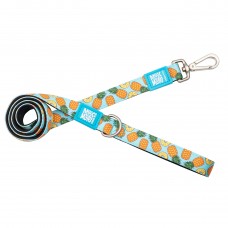 Max&Molly Short Leash Sweet Pineapple - farebné mestské vodítko pre psa, ananásový vzor, 120 cm - S