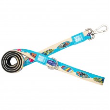Max&Molly Short Leash Aloha - farebné mestské vodítko pre psa, vzor aloha, 120 cm - S