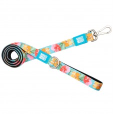 Max&Molly Short Leash Exotique - farebné mestské vodítko pre psa, kvetinový vzor, 120 cm - M