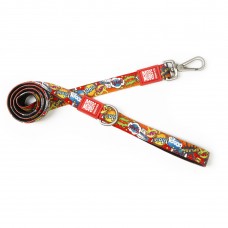 Max&Molly Short Leash Heroes - farebné mestské vodítko pre psa, kreslený vzor, 120 cm - S