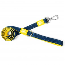 Max&Molly Short Leash Matrix Yellow - klasické vodítko pre psa s reflexným prešívaním, 120cm - XS