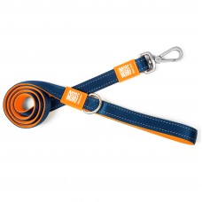 Max&Molly Short Leash Matrix Orange - klasické vodítko pre psa s reflexným prešívaním, 120 cm - L