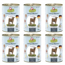 GranataPet Veal & Coney - bezobilné mokré krmivo pre psov, teľacie mäso a králiky - 6x 400g