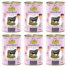 GranataPet Angus Beef & Pumpkin - monoproteínové mokré krmivo pre psov bez obilnín, hovädzie mäso a tekvica - 6x 400 g