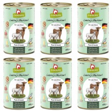 GranataPet Veal & Lamb - bezobilné mokré krmivo pre psov, teľacie a jahňacie - 6x 400g