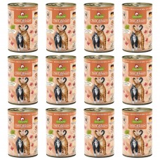 GranataPet DeliCatessen Veal & Coney - Bezobilné mokré krmivo pre mačky, teľacie mäso a králiky - 12x 400 g