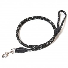 Julius K9 Rope Leash - povrazové vodítko pre psa, s koženou úpravou - 120cm/12mm