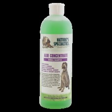 Nature's Specialties Aloe Concentrate Shampoo - textúrovací šampón pre dlhú srsť psov a mačiek, koncentrát 1:16 - 473 ml