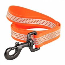 Waudog Waterproof Reflexive Dog Leash Orange - vodeodolné a reflexné vodítko pre psov - S