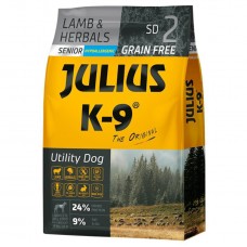Julius K-9 Lamb & Herbals Senior - bezobilné krmivo pre seniorov a psov s nadváhou, jahňacina na bylinkách - 10kg