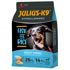 Julius-K9 Hypoallergenic Fish & Rice Adult - hypoalergénne krmivo pre psov, ryby s ryžou - 3 kg