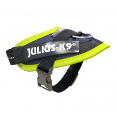 Julius-K9 IDC Powerharness Jeans Neon - postroje najvyššej kvality, postroj pre psov v džínsoch a neónových farbách - Baby 1