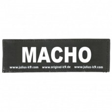 Julius-K9 Macho Patch XXXS - Julius-K9 nášivka na postroj, 2x8cm Julius-K9 Macho Patch XXXS - Julius-K9 nášivka na postroj, 2x8cm