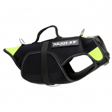 Multifunkčná vesta Julius-K9 Neon - vesta na plávanie pre psov, rehabilitačná - S