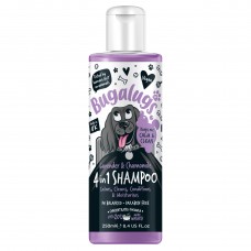 Bugaugs 4v1 Dog Shampoo - upokojujúci šampón pre psov, s levanduľou a harmančekom, koncentrát 1:10 - 250 ml