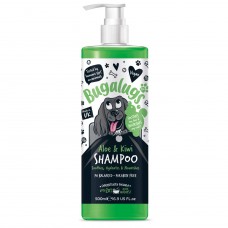 Bugalugs Aloe & Kiwi Shampoo - upokojujúci a hydratačný šampón pre psov, koncentrát 1:10 - 500 ml