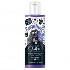 Bugalugs Maxi White Shampoo - šampón na bielu srsť psov, zvýrazňujúci farbu srsti - 250 ml
