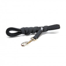 Julius K9 Supergrip Color & Grey Training Leash Black - tréningové vodítko bez rukoväte, čierne - 300cm/14mm