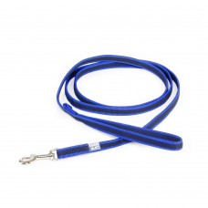 Julius K9 Color &amp;amp; Grey Supergrip Leash With Handle Blue - výcvikové vodítko s rukoväťou, modré, protišmykové - 120cm/20mm