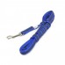 Julius K9 Color &amp;amp; Grey Supergrip Leash With Handle Blue - výcvikové vodítko s rukoväťou, modré, protišmykové - 120cm/20mm