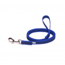 Julius K9 Color &amp; Grey Supergrip Leash With Handle Blue - výcvikové vodítko s rukoväťou, modré, protišmykové - 200cm/14mm